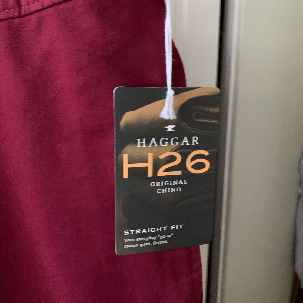 Men’s Haggar straight Fit Twill Slacks